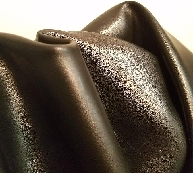 NAT Leathers | Black Soft Faux Vegan Leather PU | 3 Yard Cut by the Yard |