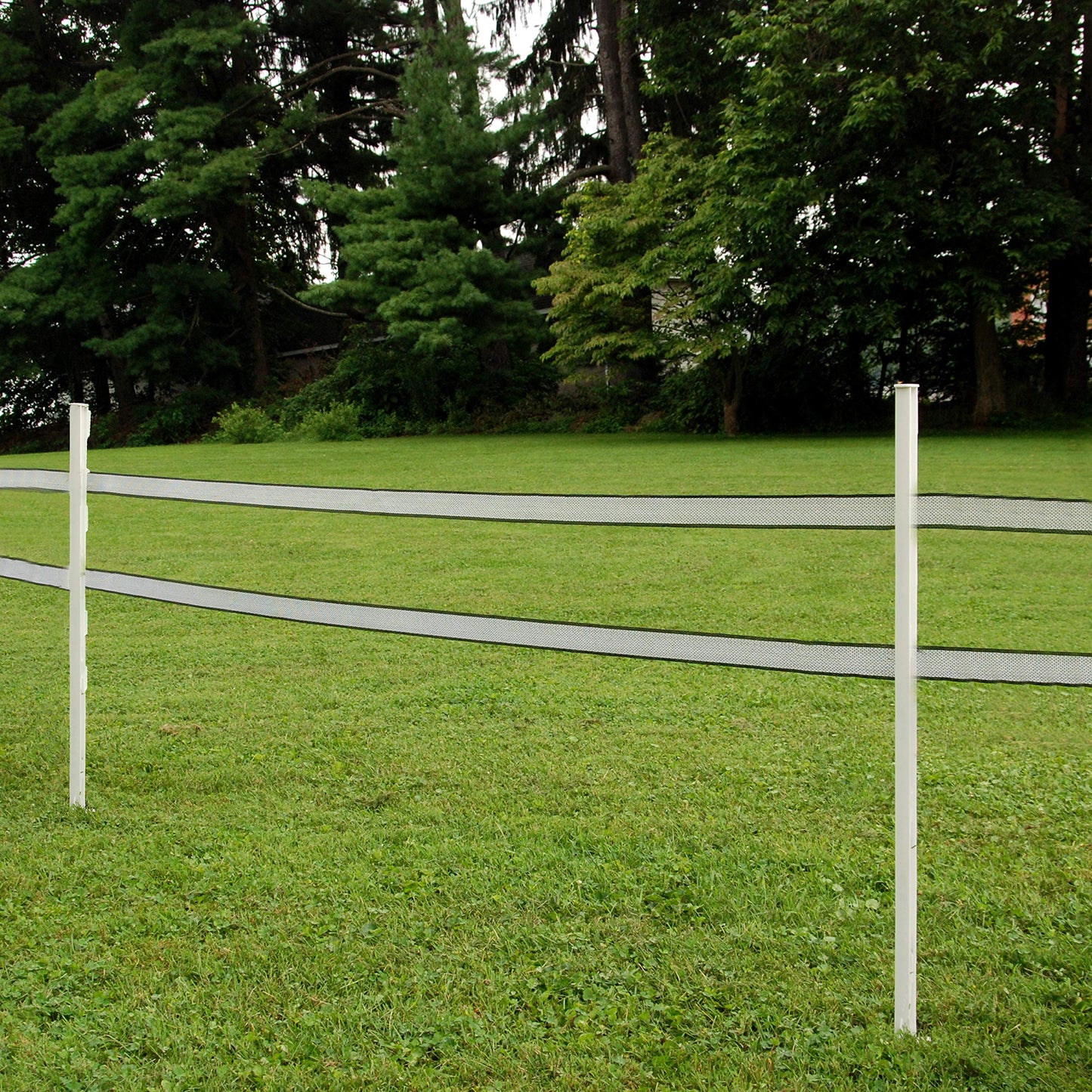 Zareba 4-Foot Step-In Electric Fence Posts - 50 Pack for Electric Fence System - Sturdy Construction - A-48, White - Easy to Install Step In Posts, Includes 50
