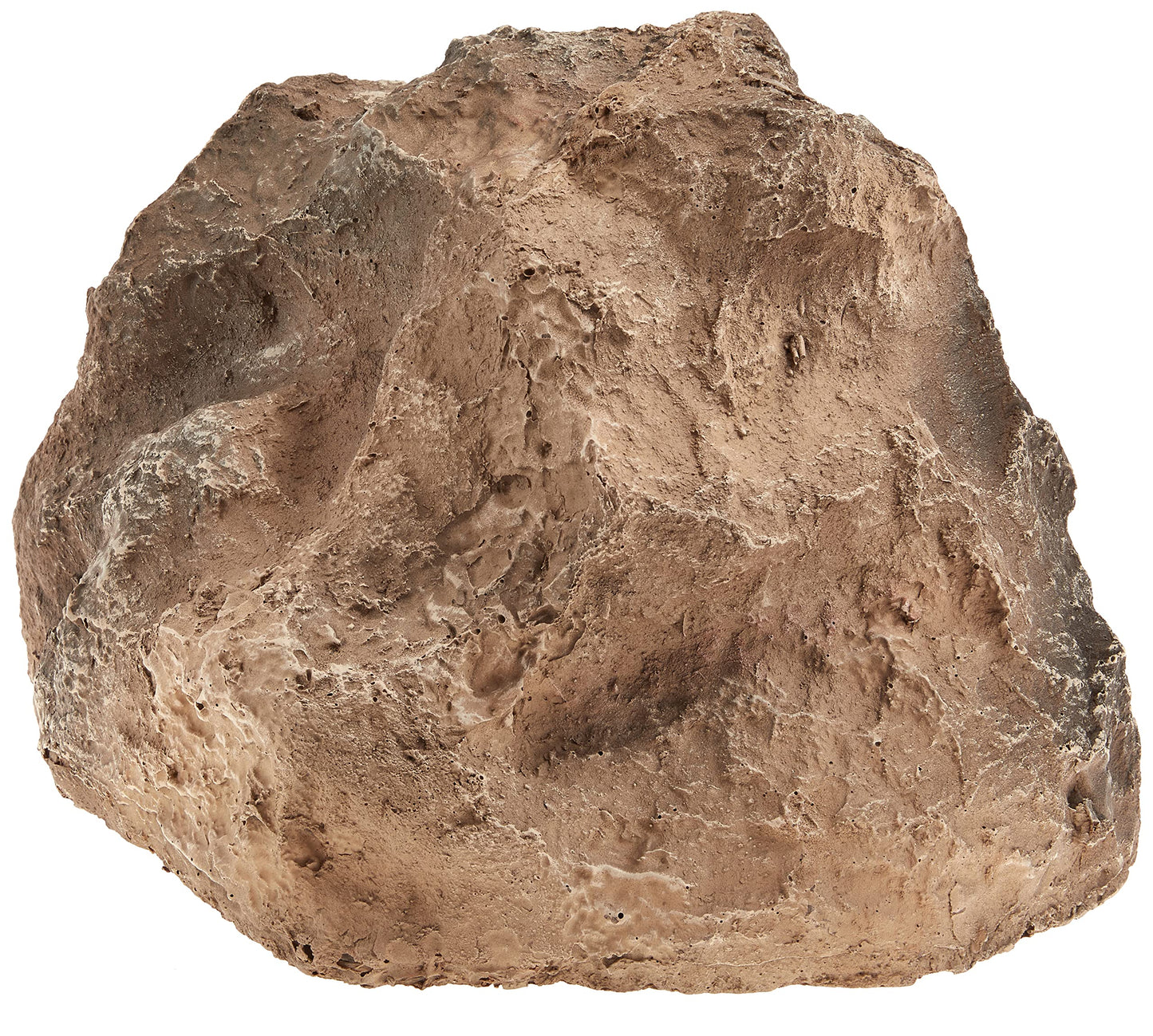 Forever Bamboo Artificial Rock for Landscaping Faux Rock Well Pump Cover for Decorating to Hide Pipe Fiberglass Boulder Covers Small Beige 9 in H x 13 in W x 16 in L