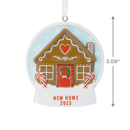 Hallmark Gingerbread House New Home 2023 Christmas Ornament, Premium Ceramic