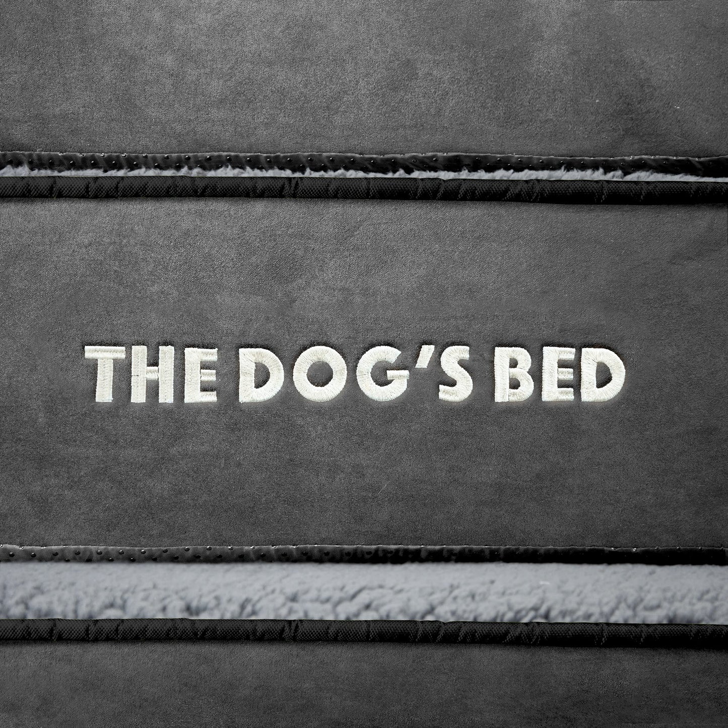 Replacement Outer Cover (No Mattress) for The Dog's Bed Orthopaedic, Washable Plush Fabric, XXL 137 x 91 x 15cm (Grey Plush)