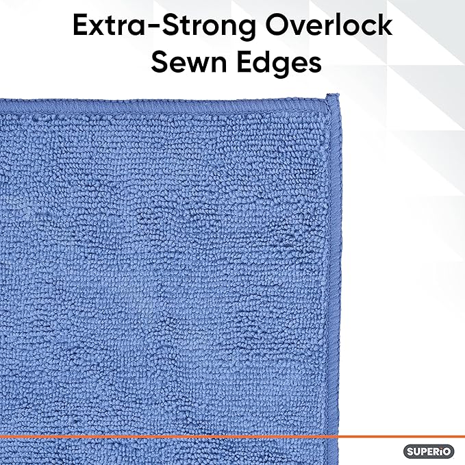Superio Microfiber Squeegee Mopping Towel Extra Large Miracle Cloth Streak Free