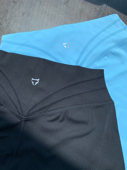 TomTiger Workout Shorts for Women High Waist Gym Fitness Running Yoga Bike Active Exercise Women's Short Tummy Control 5" (L, Black)