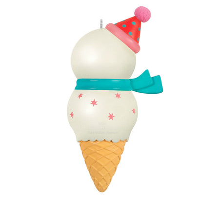 Hallmark Keepsake Christmas Ornament 2024, Daughter Snowman Ice Cream Cone 2024, Family Gifts