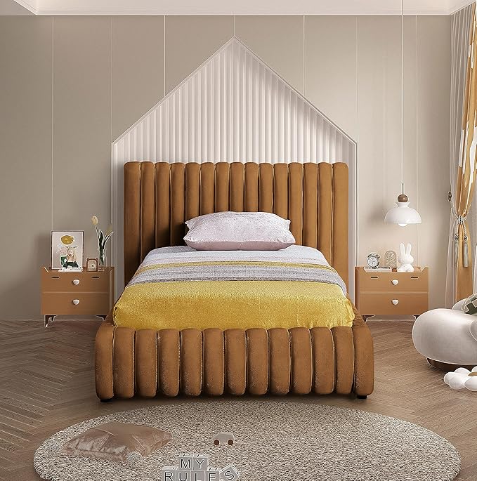 Meridian Furniture NicoSaddle-T Nico Collection Modern | Contemporary Velvet