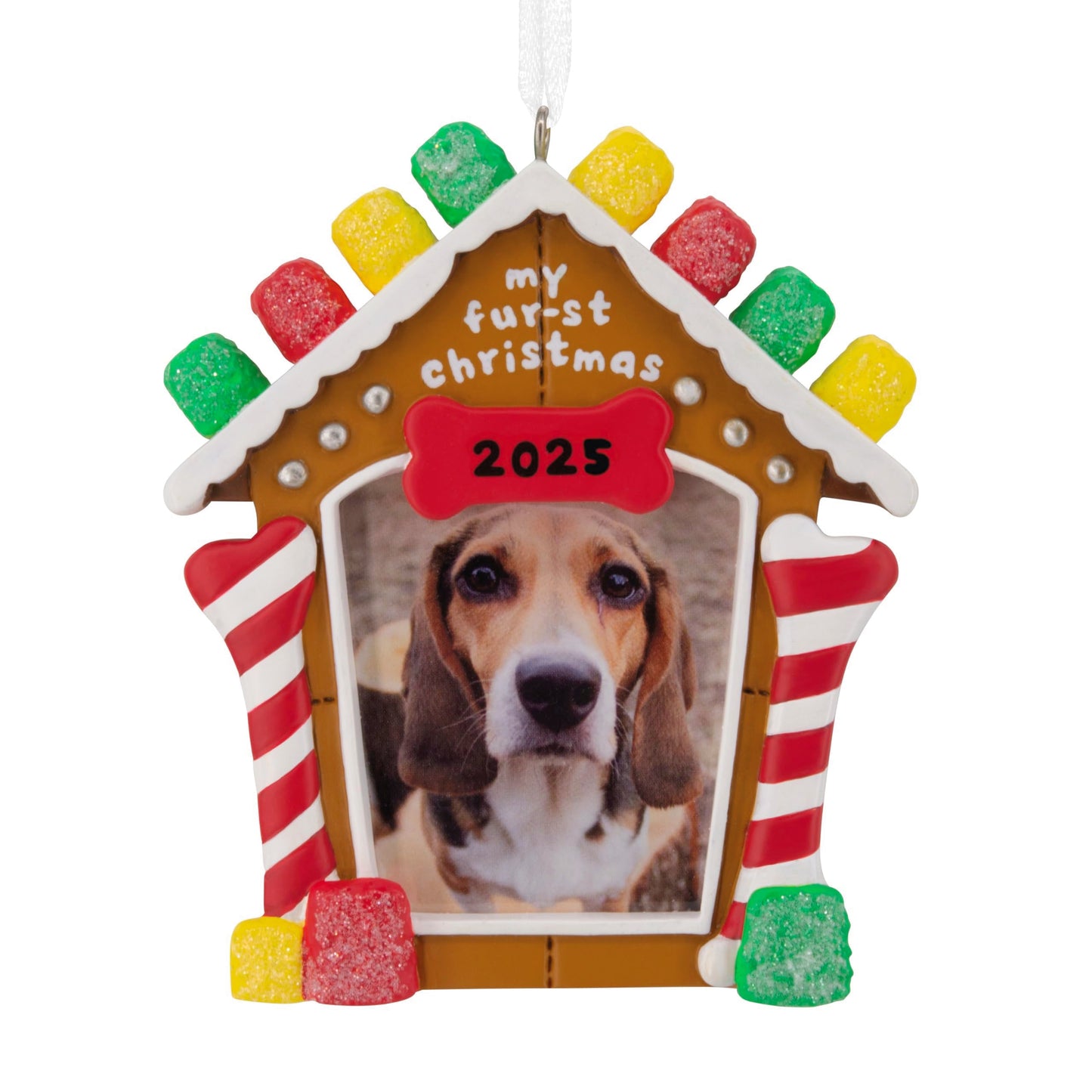 Hallmark My Fur-st Christmas 2025 Photo Frame Christmas Ornament, Pet Gifts