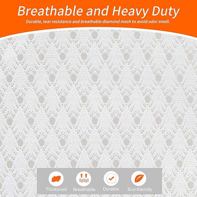Polecasa Diamond Mesh Laundry Bags, Extra Large Laundry Hamper Liner, Laundry