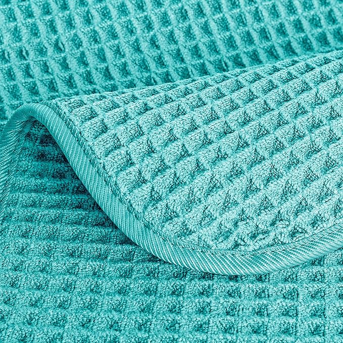 POLYTE 430 GSM Microfiber Lint Free Hand Towel, 16 x 30 in, 4 Pack