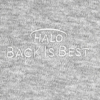 HALO Baby Sleeping Bag Swaddle | 1.5 TOG SleepSack | 100% Cotton, Heather Grey Sleeping Sack For Newborn Babies | Easy Zip Access Nappy Change | Wearable Blanket Grow Bag | Boys & Girls, 0-3 Months