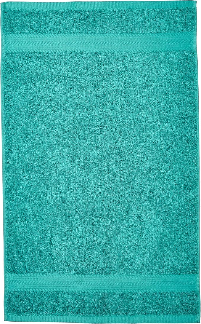 Amazon Basics Fade-Resistant 100% Cotton Hand Towels