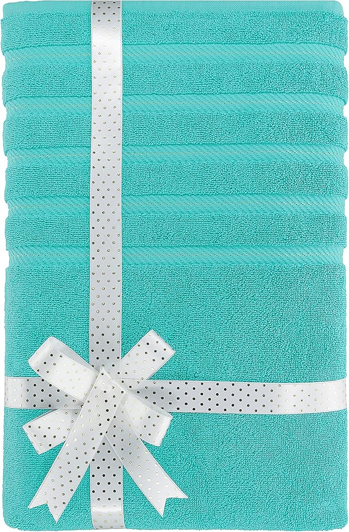 American Soft Linen 35x70 Jumbo Large Bath Towel, 600 GSM 100% Cotton Turkish