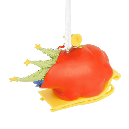 Hallmark Christmas Ornament, Dr. Seuss's How the Grinch Stole Christmas! Grinch on Sleigh Ornament, Christmas Movie Gifts