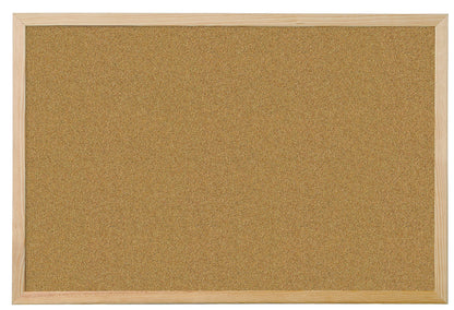Q-Connect Lightweight Cork Noticeboard 600 x 900 mm