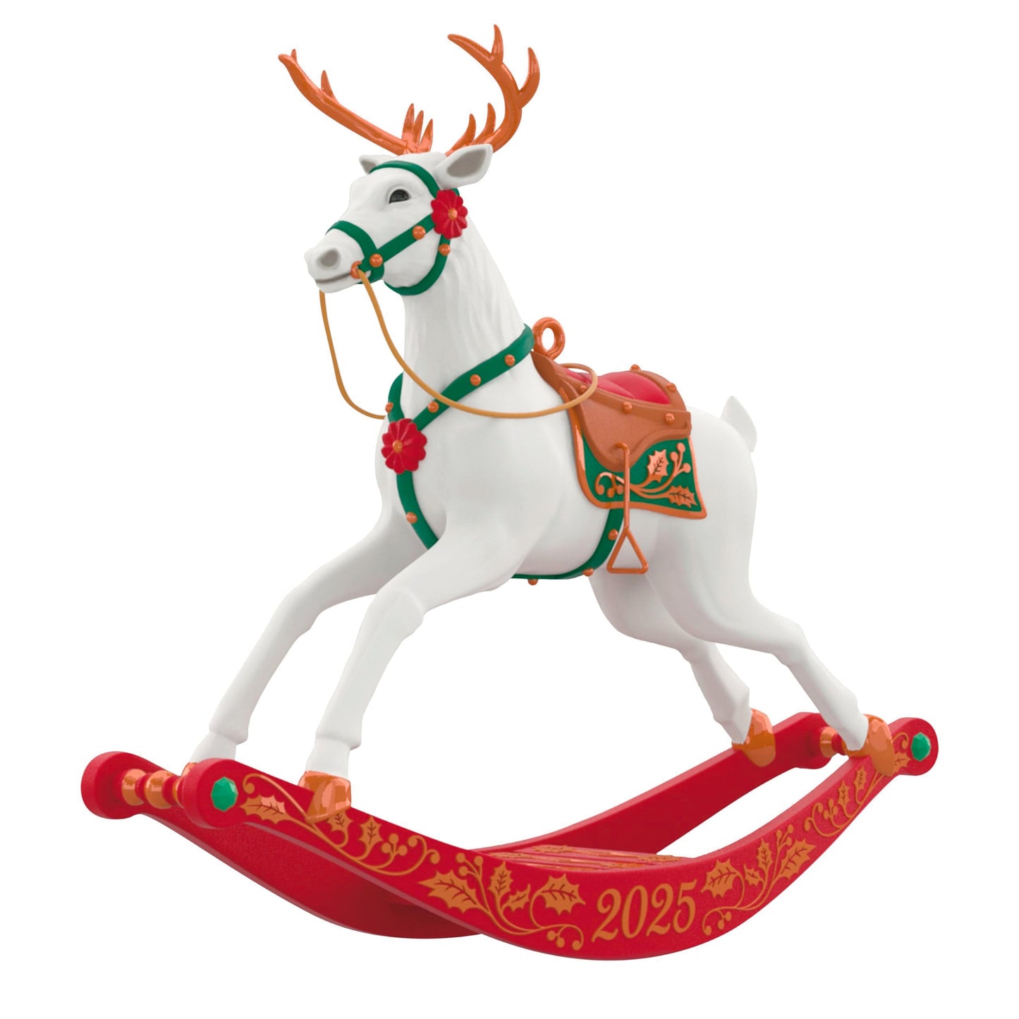 Hallmark Keepsake Christmas Ornament, Rocking Reindeer 2025, Gifts for Keepsake Fans