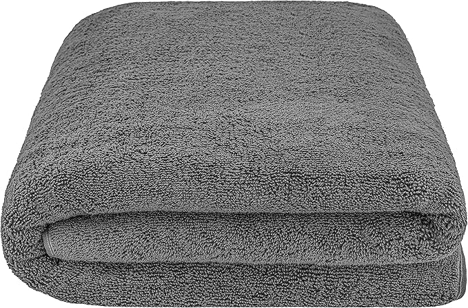 American Soft Linen 100% Cotton 600 GSM Turkish 40x80 Oversized Bath Towel Sheet