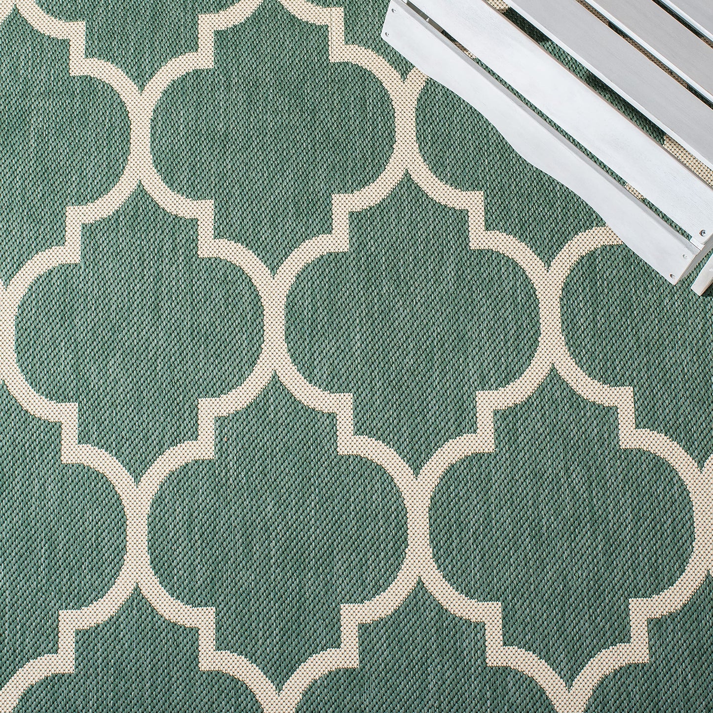 SAFAVIEH Courtyard Collection 8' x 10' Dark Green/Beige CY6914 Trellis Indoor/ Outside Waterproof Easy cleansingPatio Backyard Mudroom Area Mat