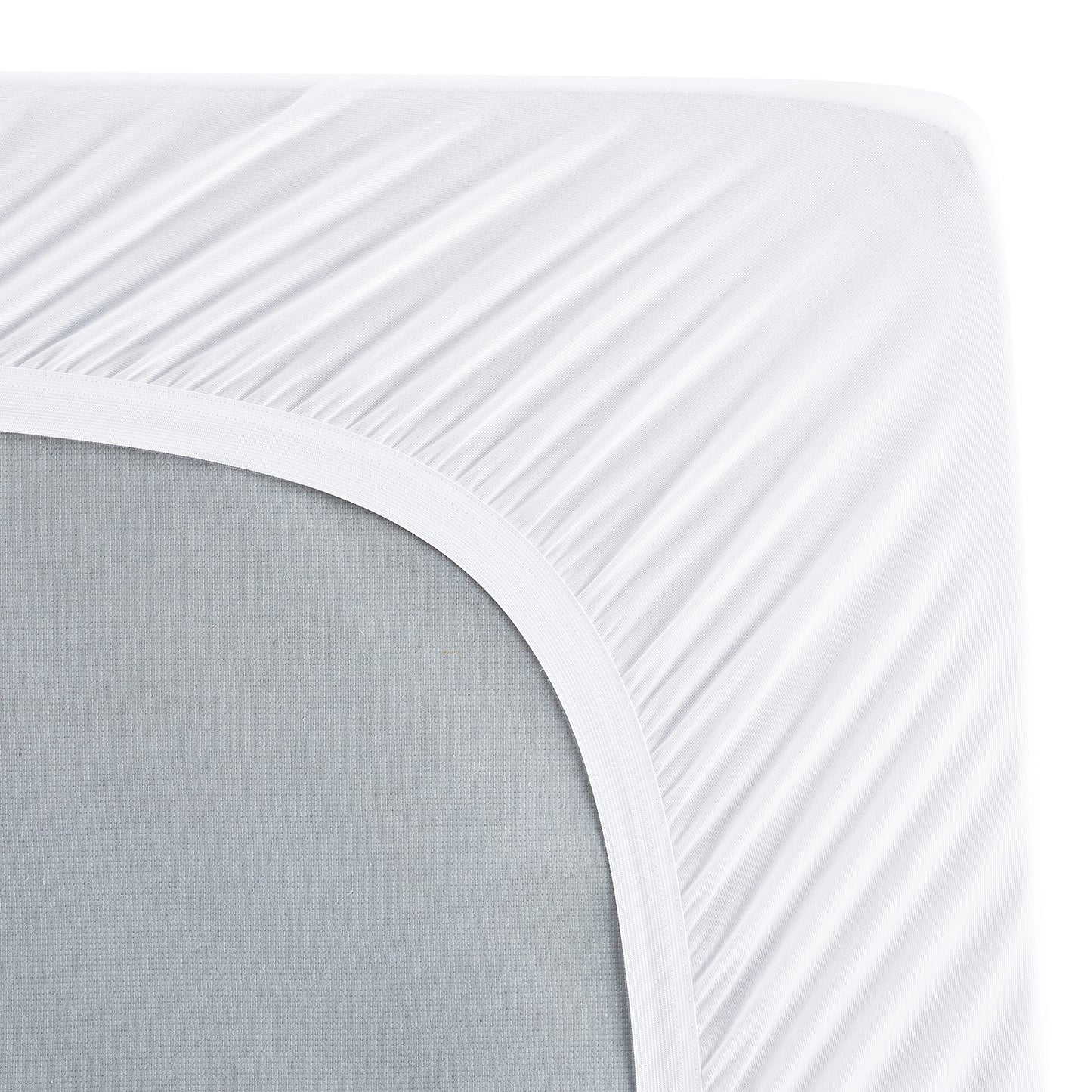 Serta ComfortSure Mattress Cover, Fitted Pillow Top Mattress Pad, Super Soft and Breathable Quilted Cotton Protector with 18" Elastic Deep Pockets for Secure Fit, Full, White