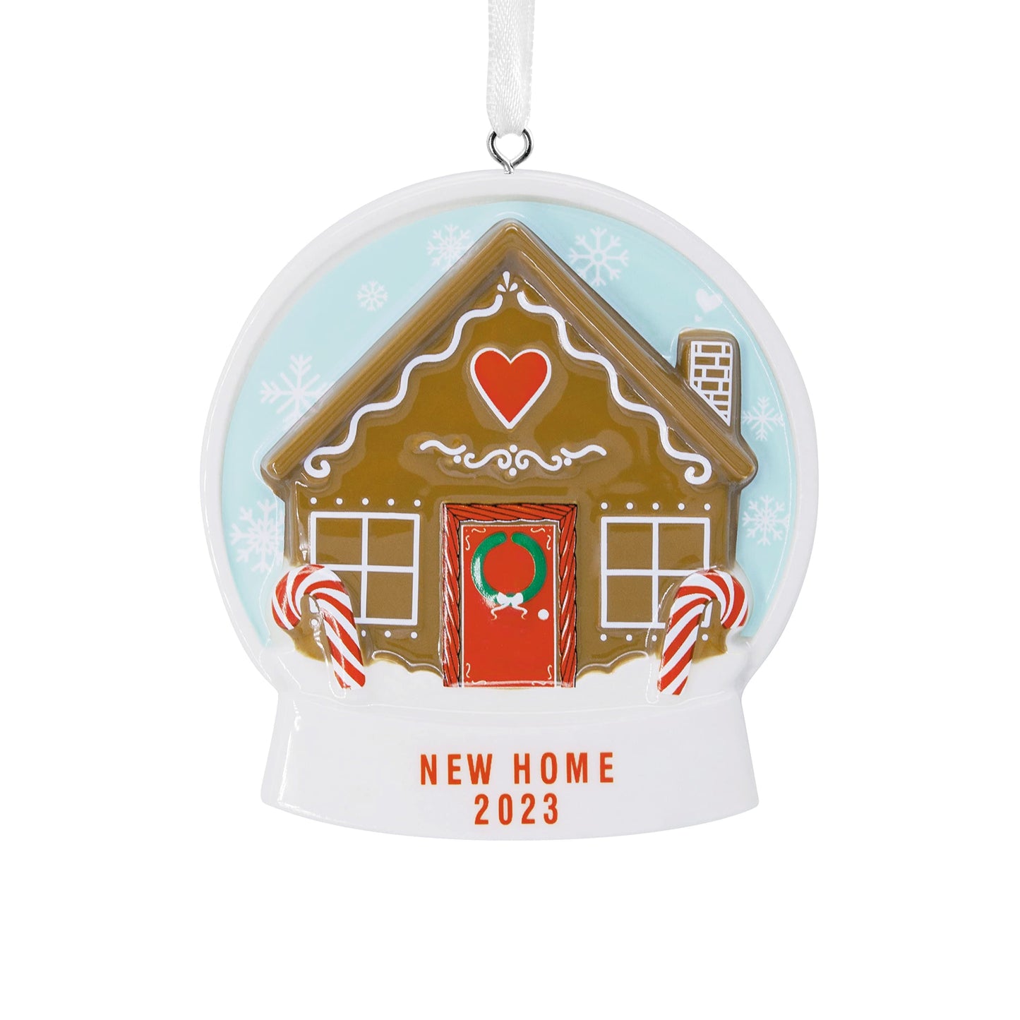 Hallmark Gingerbread House New Home 2023 Christmas Ornament, Premium Ceramic