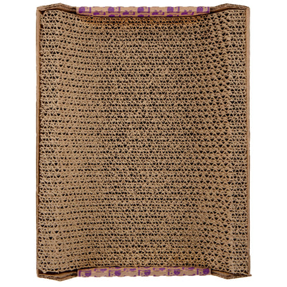 SmartyKat Super Scratcher Chaise Corrugated Cat Scratcher, Catnip Infusion Technology - Brown, One Size