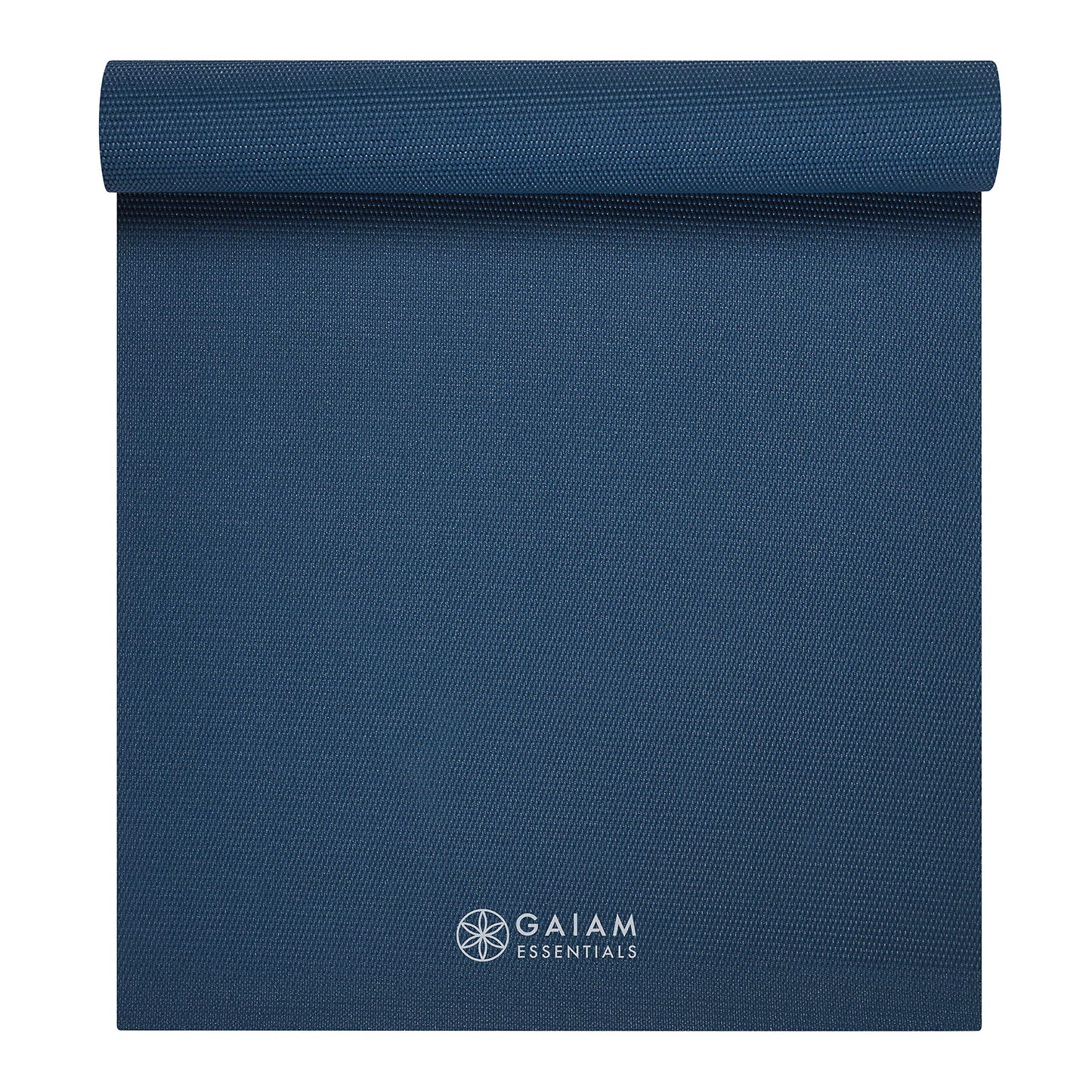 Gaiam Essentials 1/4" Thin (6mm) Yoga & Pilates, Fitness & Exercise Mat with Easy-Cinch Carrier Strap Cusion Support For Fitness and Gym Workouts