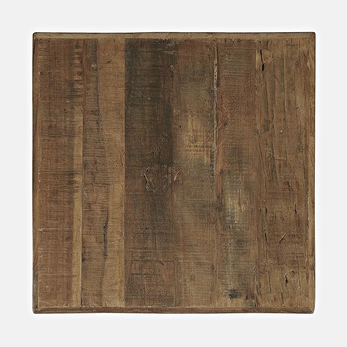 Jofran Reclamation Rustic Reclaimed Solid Wood Square End Table