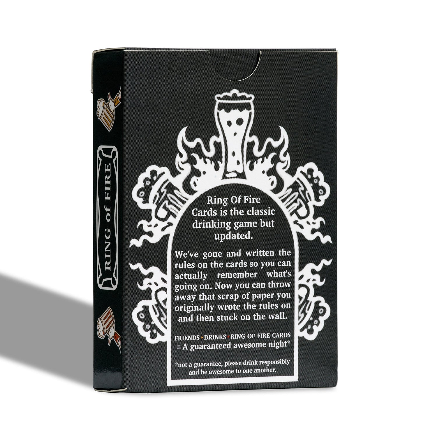 Ring of Fire Cards - The Drinking Game with All the Rules Illustrated on the Cards - Great For Students, Stag and Hen Parties and Pre-drinks