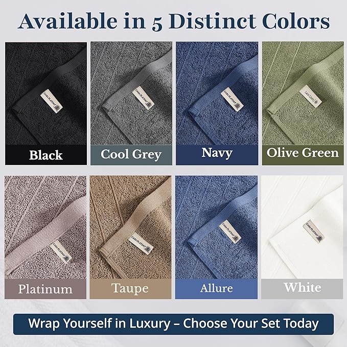 LANE LINEN Hand Towels for Bathroom