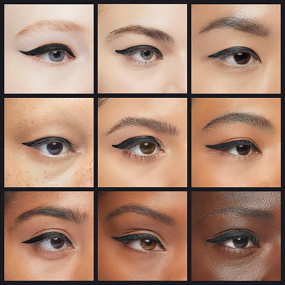 JIMIRE 2-in-1 Eyeliner Instead of Glue, Magic Eyeliner | Extra Strong Hold for False Eyelashes | No Magnet & No Glue Needed | Only for 20’s to Apply Lashes