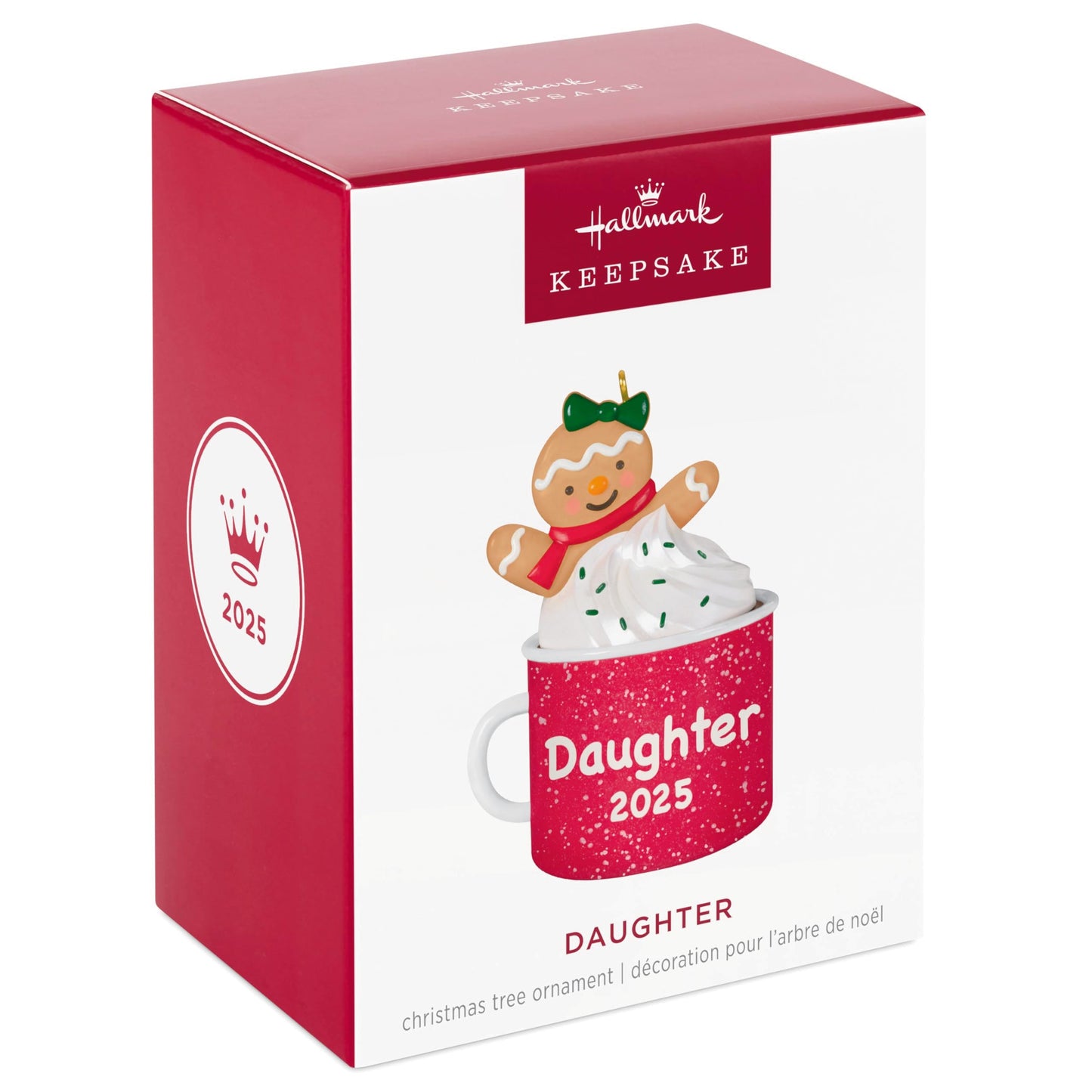 Hallmark Keepsake Christmas Ornament, Daughter Gingerbread Girl in Mug 2025