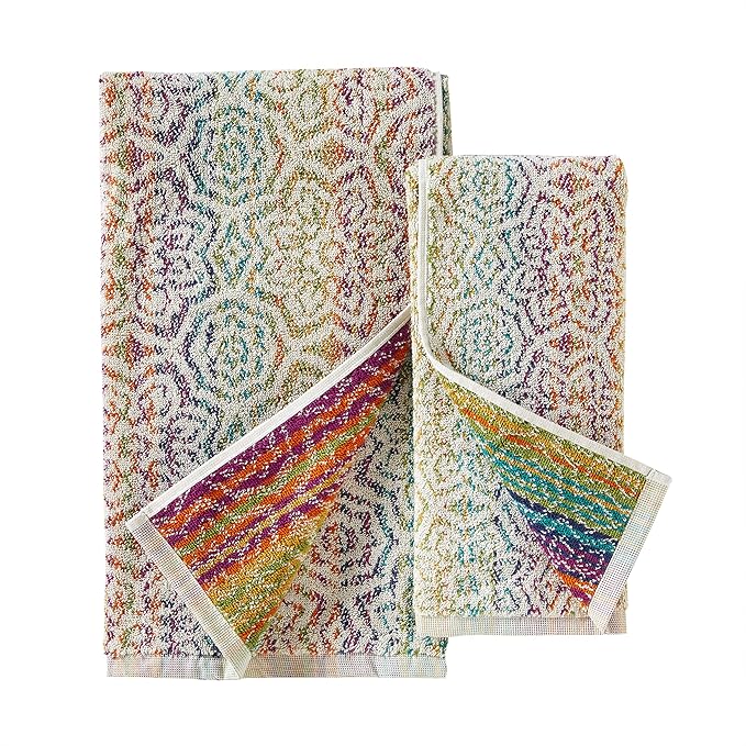 SKL Home Rhapsody Jacquard Bath Towel