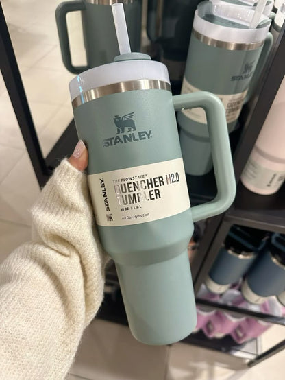 Stanley Quencher H2.0 40oz Tumbler – Restful Green